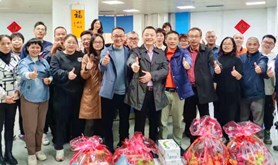 中国电信湛江分公司工会慰问部门、劳模代表、帮扶员工代表