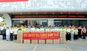 湛江市总工会开展“小头盔·大安全”新业态人员（外卖行业）头盔赠送暨“防蚊保健”慰问活动